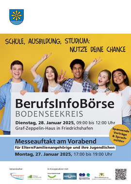 Plakat der BerufsInfoBörse 2025