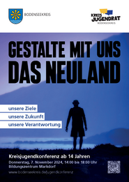 Plakat der Jugendkonferenz Bodenseekreis 2024